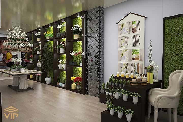 دکوراسیون گل فروشی ممکن است در طرح‌ها و ایده‌های متفاوت باشد.