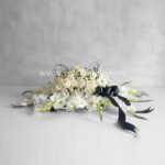 گل رومیزی ترحیم و تسلیت F09 رز گلایل- گلفروشی آنلاین VIP Shop