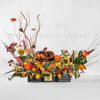باکس گل Halloween با تم نارنجی است.