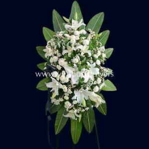 تاج گل پایه دار شماره ۰۵