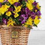 باکس گل آلستر داوودی - گلفروشی آنلاین VIP Shop