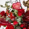 بسته گل و شکلات شماره 13