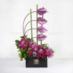 جعبه گل شماره 123 زیبا است.