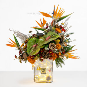 باکس کریسمس همراه با ریسه