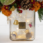 باکس گل کریسمس شیشه ای