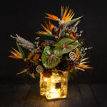 گل کریسمس یا ریسه رنگی زیبا