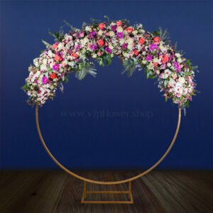 آرک گل دایره ای با دیزاین لوکس و لاکچری