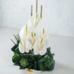 جعبه گل رومیزی آنتوریوم- گلفروشی آنلاین VIP Shop