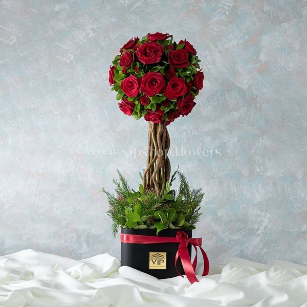 جعبه گل شماره 115- گلفروشی آنلاین VIP Shop