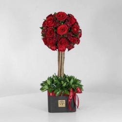 جعبه گل رز لاکچری