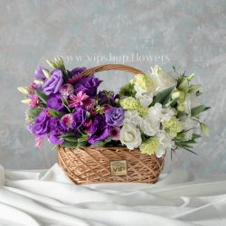 سبد گل شماره 104- گلفروشی آنلاین VIP Shop