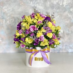 جعبه گل شماره 128- گلفروشی آنلاین VIP Shop