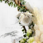 باکس گل روز عقد همراه گل های زیبا