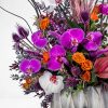 باکس گل زیبای اروپایی با گل ارکیده