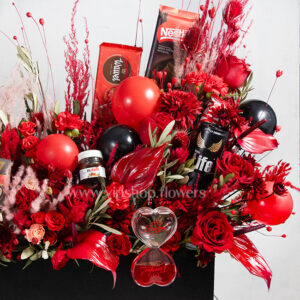 گل و شکلات ولنتاین رز داوودی - گلفروشی آنلاین VIP Shop