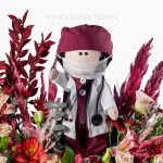 گل برای مطب دندانپزشکی با عروسک بسیار مناسب است.