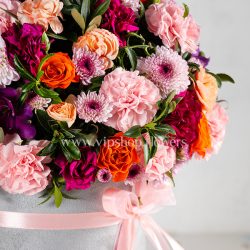 جعبه گل شماره 355- گلفروشی آنلاین VIP Shop