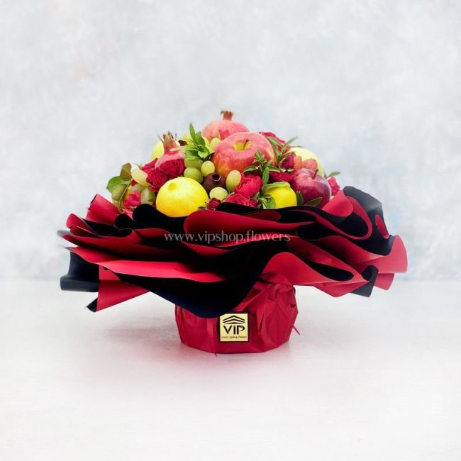 جعبه گل و میوه- گلفروشی آنلاین VIP Shop