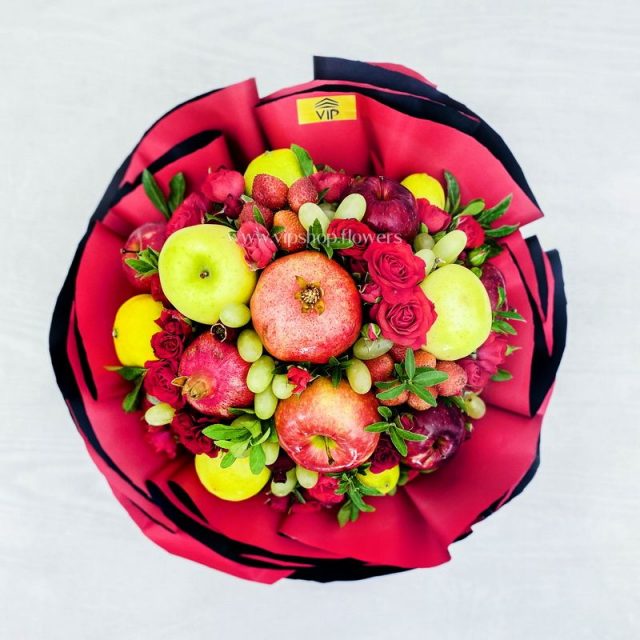 جعبه گل و میوه- گلفروشی آنلاین VIP Shop