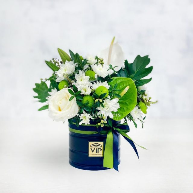 گل ترحیم F44 رز و آنتوریم ارزان- گلفروش یآنلاین VIP Shopگلفروشی آنلاین