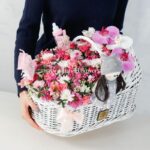 سبد گل نوزاد دختر- گلفروشی آنلاین VIP Shop