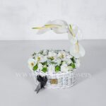 سبد گل ترحیم ارکیده و آنتوریوم- گلفروشی آنلاین VIP Shop