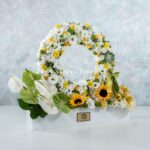 جعبه گل رز آنتوریوم و آفتابگردان- گلفروشی آنلاین VIP Shop