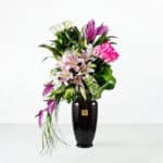 جام گل رز اورینتال و آنتوریوم- گلفروشی آنلاین VIP Shop