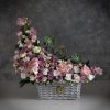 خرید سبد گل رز داوودی و میخک- گلفروشی آنلای نVIP Shop