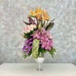 جام گل رز اورینتال و استرلیتزیا- گلفروشی آنلاین VIP Shop