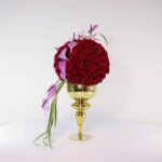جام گل پایه دار رز قرمز (13) - VIP Shop