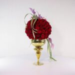 جام گل پایه دار رز قرمز (31) - VIP Shop