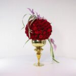 جام گل پایه دار رز قرمز (32) - VIP Shop