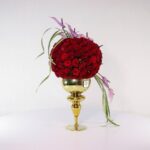 جام گل پایه دار رز قرمز