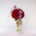 جام گل پایه دار رز قرمز (6) - VIP Shop