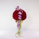 جام گل پایه دار رز قرمز (8) - VIP Shop