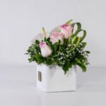 باکس سفید رز آنتوریوم (8)