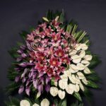 تاج گل تبریک آنتوریوم و اورینتال- گفروشی آنلاین VIP Shop