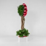 جعبه گل قلبی قرمز صورتی (27) - VIP Shop