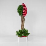 جعبه گل قلبی قرمز صورتی (28) - VIP Shop