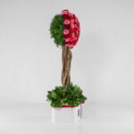 جعبه گل قلبی قرمز صورتی (29) - VIP Shop