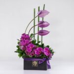 باکس گل سرخابی مناسب برای خانم ها