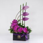 جعبه گل آنتوریوم ارکیده(03)