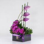 جعبه گل آنتوریوم ارکیده(05)