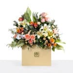 باکس گل بزرگ لیمویی - گلفروشی آنلاین VIP Shop