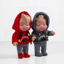 لباس عروسک باکس گهواره به دلخواه شما متغیر است.