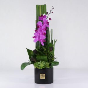 جعبه گل ارکیده بنفش (01)