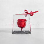 رز جاودان سنگ مربعی قرمز - گلفروشی آنلاین VIP Shop