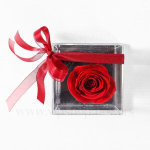 رز جاودان سنگ مربعی قرمز - گلفروشی آنلاین VIP Shop