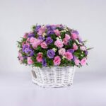 سبد گل رنگارنگ لیسیانتوس (10)